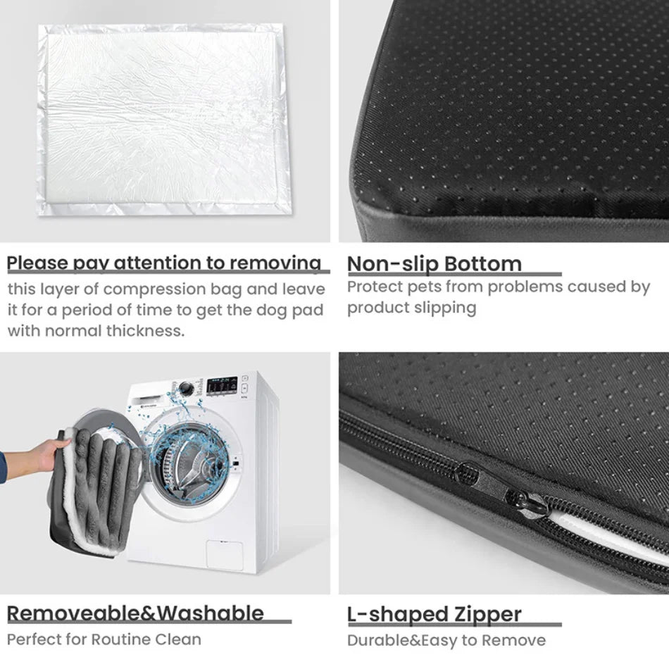 Washable Dog Mattress with Zipper – Pet Cushion - Best Buddy Store