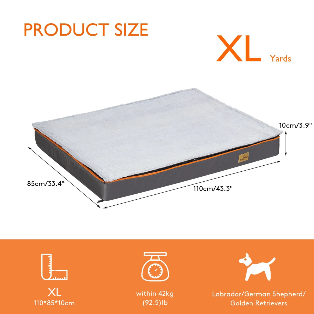 Waterproof Orthopedic Dog Bed – Multiple Sizes - Best Buddy Store