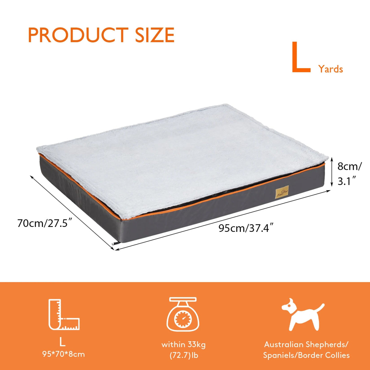 Waterproof Orthopedic Dog Bed – Multiple Sizes - Best Buddy Store