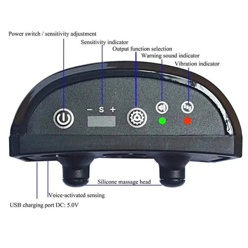 Waterproof Ultrasonic Vibration Anti Barking Automatic Dog Training Collar - Best Buddy Store