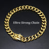 18K Gold Dog Chain Collar Cuban Link Heavy Duty Super Strong Chew Proof - Best Buddy Store
