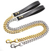18K Gold Dog Chain Collar Cuban Link Heavy Duty Super Strong Chew Proof - Best Buddy Store