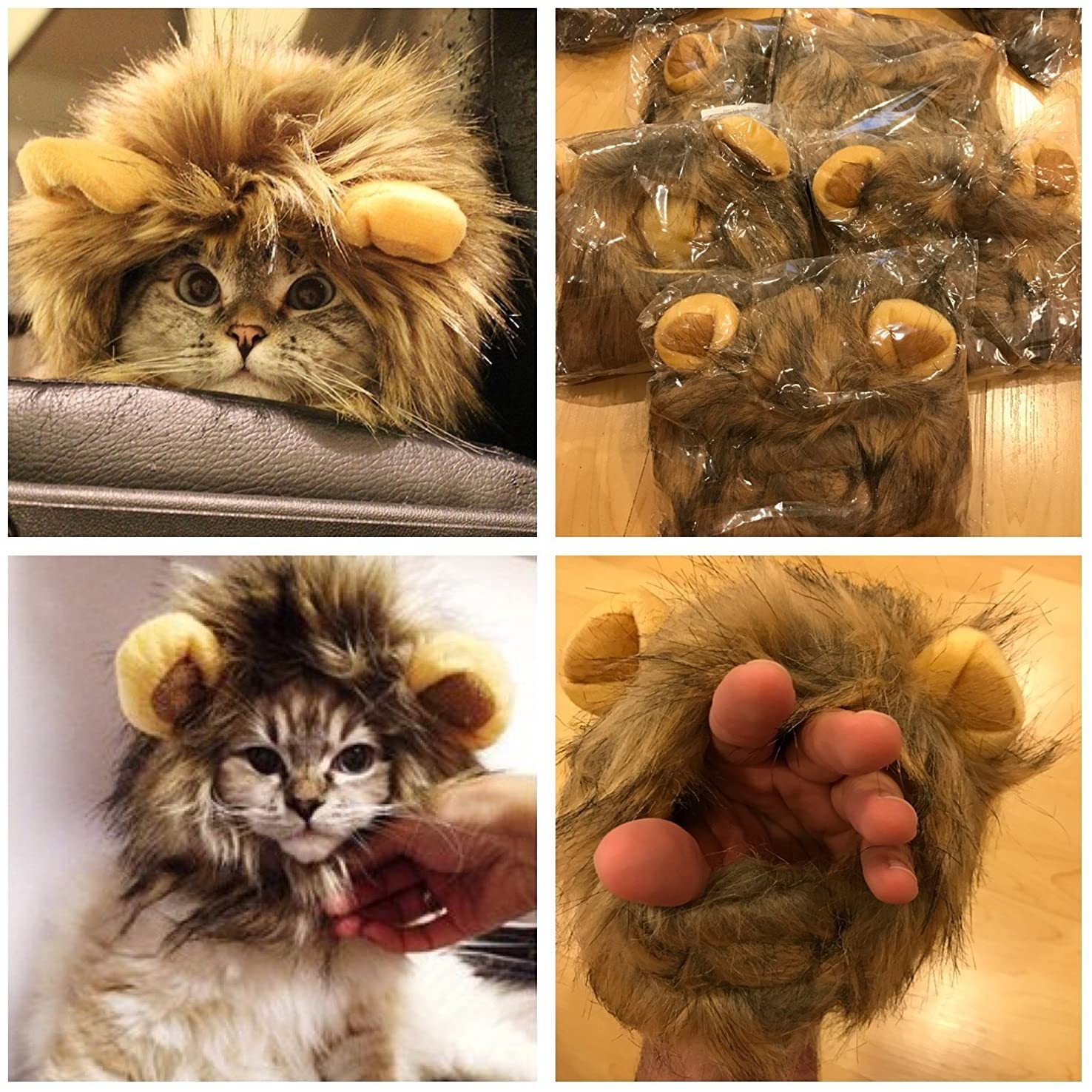 Lion Mane Costume for Cat - BestBuddyStore