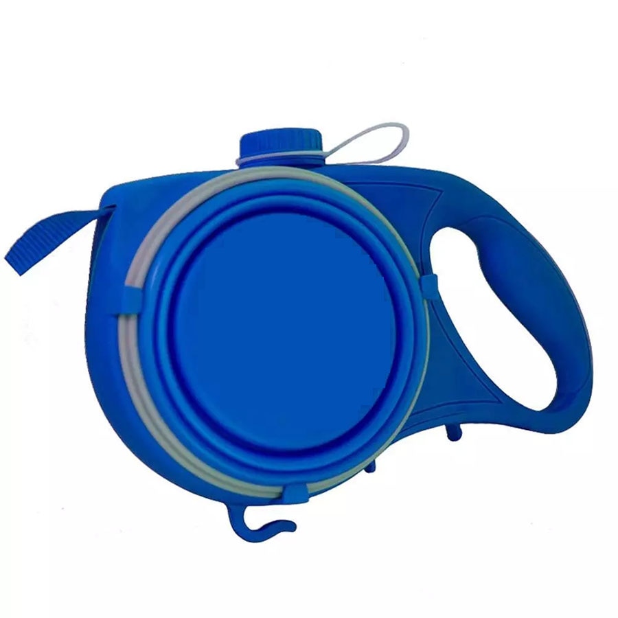 Automatic Retractable Durable Dog Leash With Water Bottle Bowl - Best Buddy Store