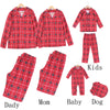 Christmas Plaid Cotton Matching Family Pajamas | Best Buddy