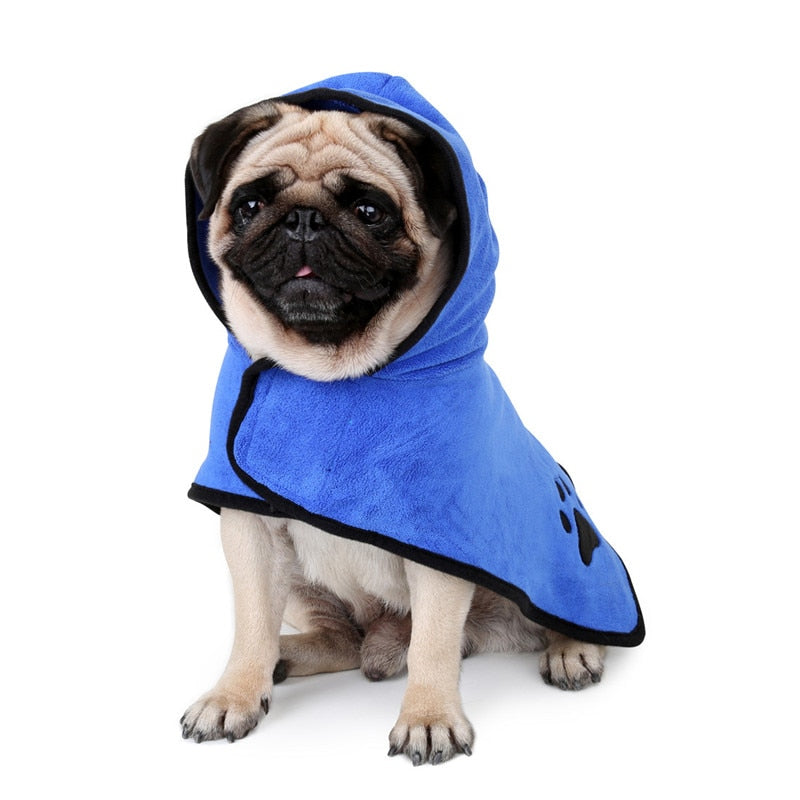 Dog Bathrobe Super Absorbent Bath Drying Towel - BestBuddyStore