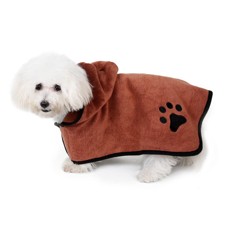 Dog Bathrobe Super Absorbent Bath Drying Towel - BestBuddyStore