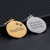 Engraved Pet ID Tag Personalized Custom Name Pendant - BestBuddyStore