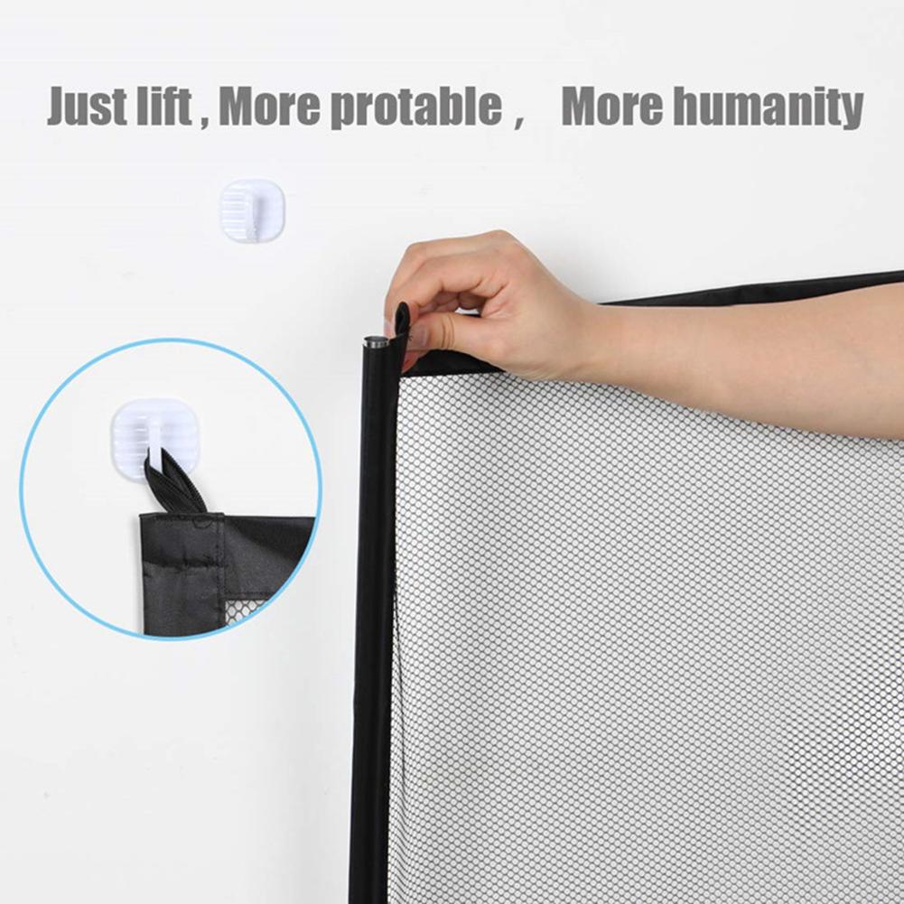 Portable Folding Breathable Mesh Dog Gate Safety Guard - BestBuddyStore