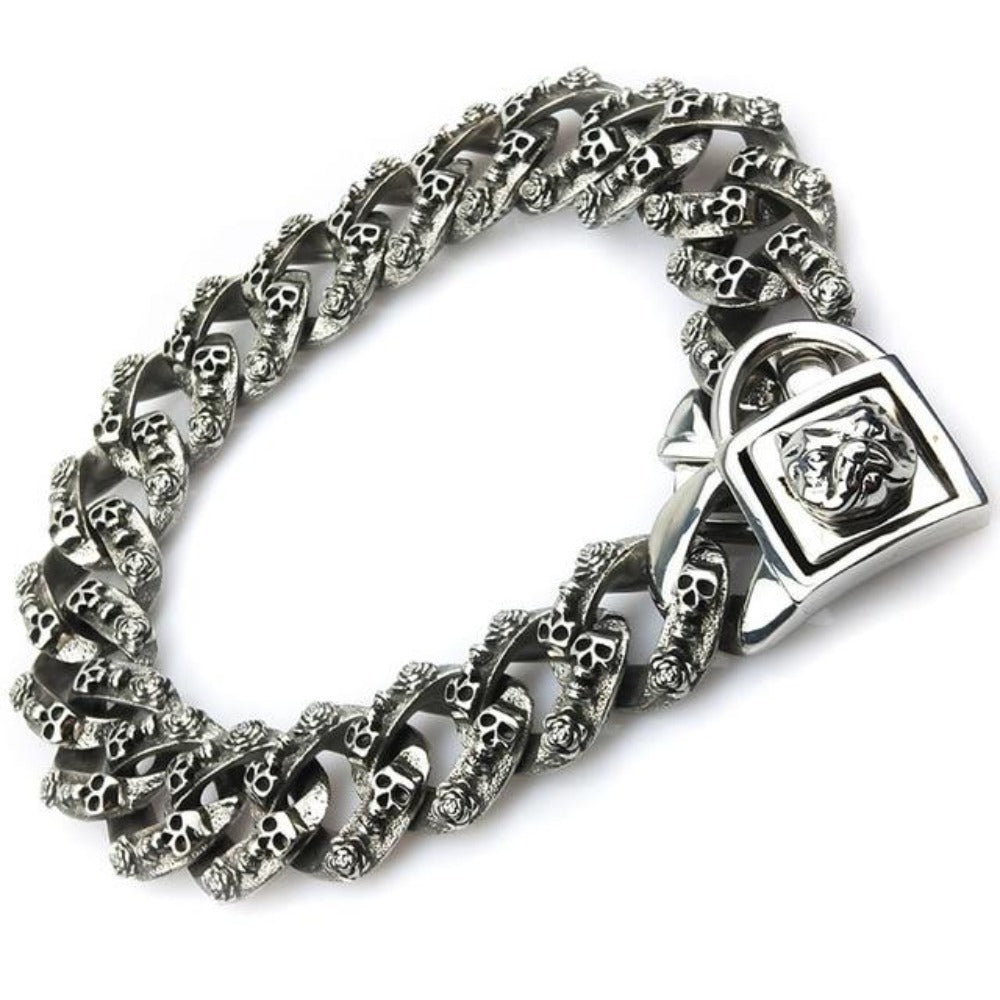High-Quality Large Dog Gold Chain Collar | BestBuddyStore