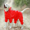 High Neck Hooded Waterproof Zipper Dog Reflective Raincoat | BestBuddy