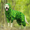 High Neck Hooded Waterproof Zipper Dog Reflective Raincoat | BestBuddy