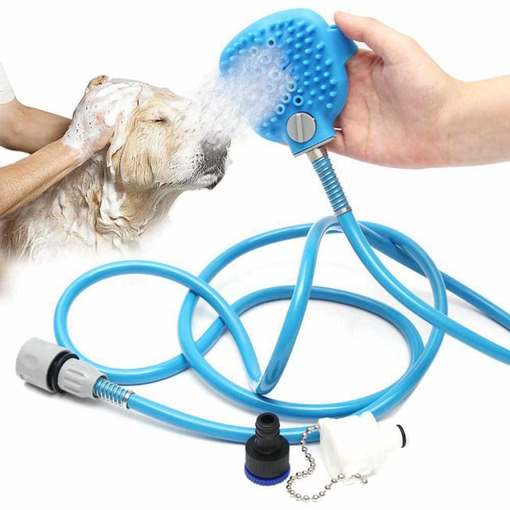 Pet Bathing Tool Comfortable Massager Shower Tool Cleaning Washing Bath Sprayers Dog Brush - BestBuddyStore