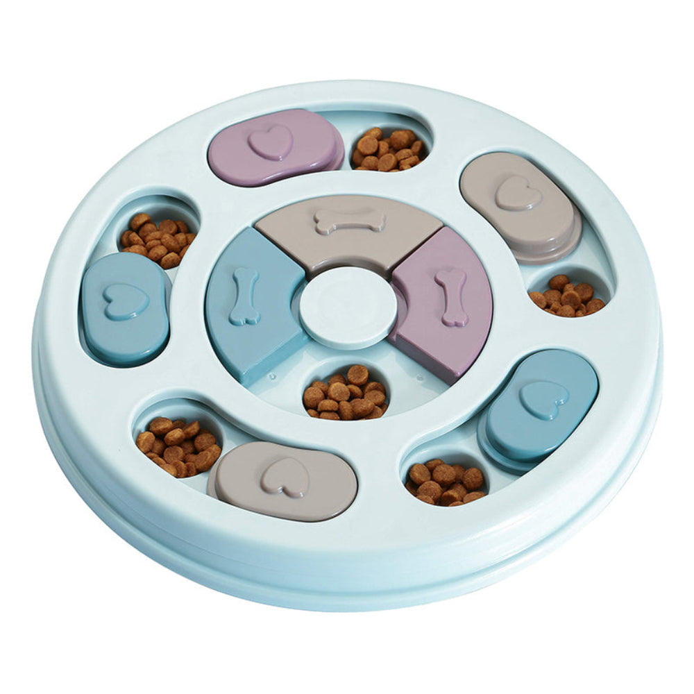 Interactive Food Feeder Slowly Eating Dispenser Bowl Dog Puzzle Toy - BestBuddyStore