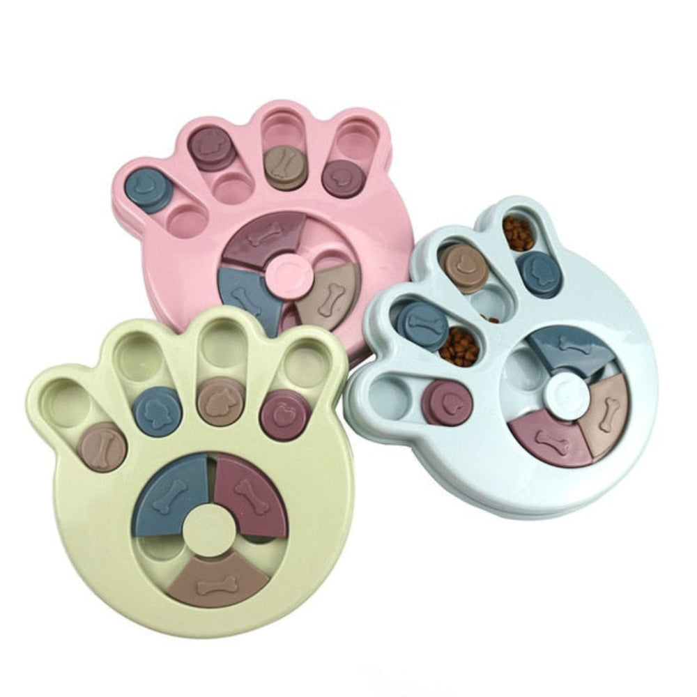 Interactive Food Feeder Slowly Eating Dispenser Bowl Dog Puzzle Toy - BestBuddyStore
