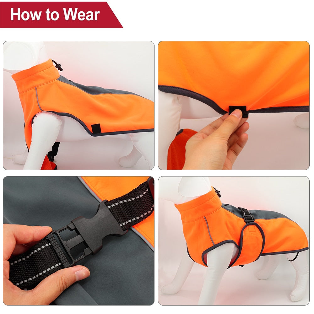 Waterproof Reflective Dog Vest Jacket - BestBuddyStore