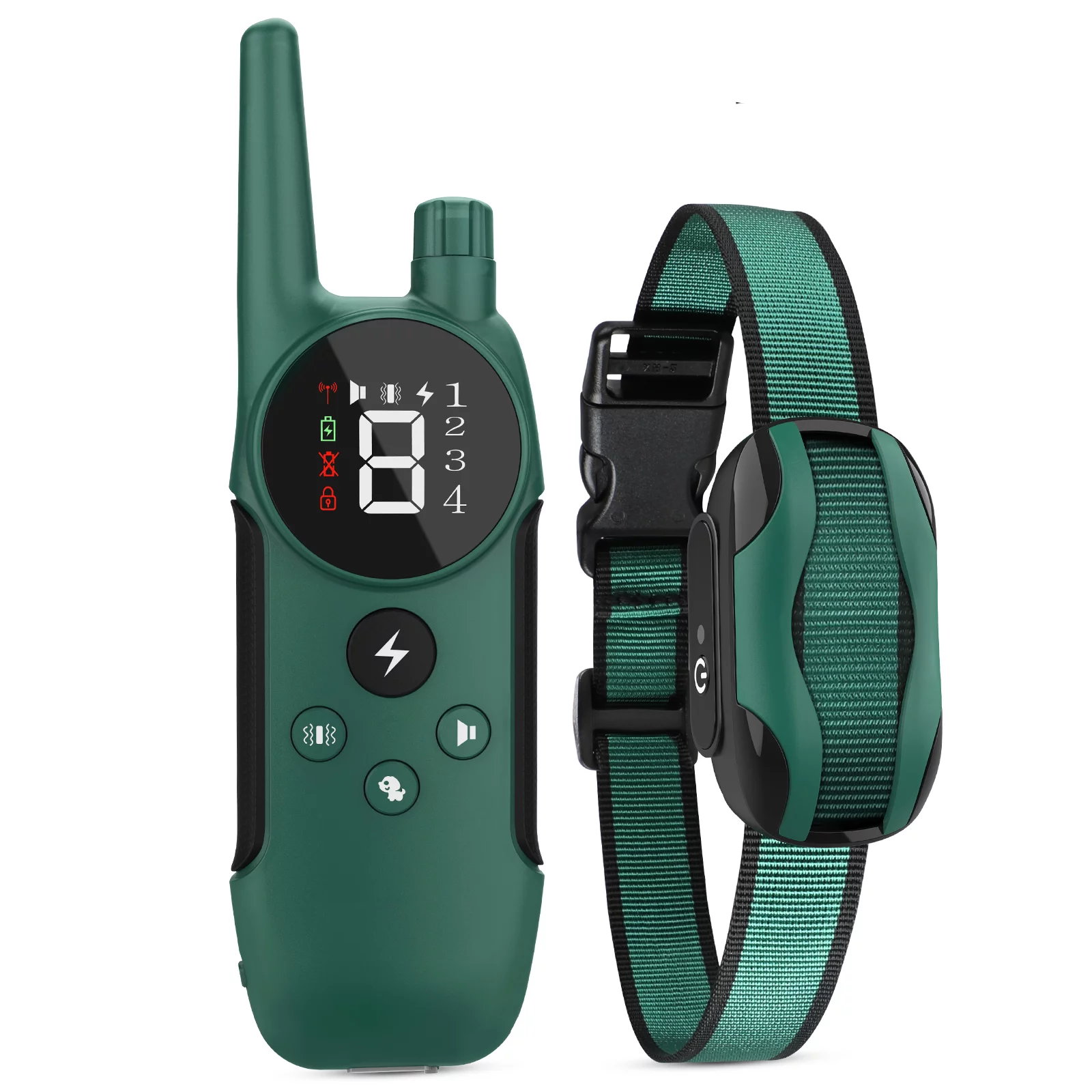 Electric Waterproof Dog Training Collar With Shock Function 800m