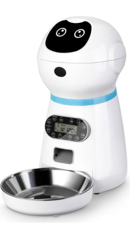 Automatic Feeder Dispenser With Voice Record Slow Feeder Dog Bowl - Best Buddy Store