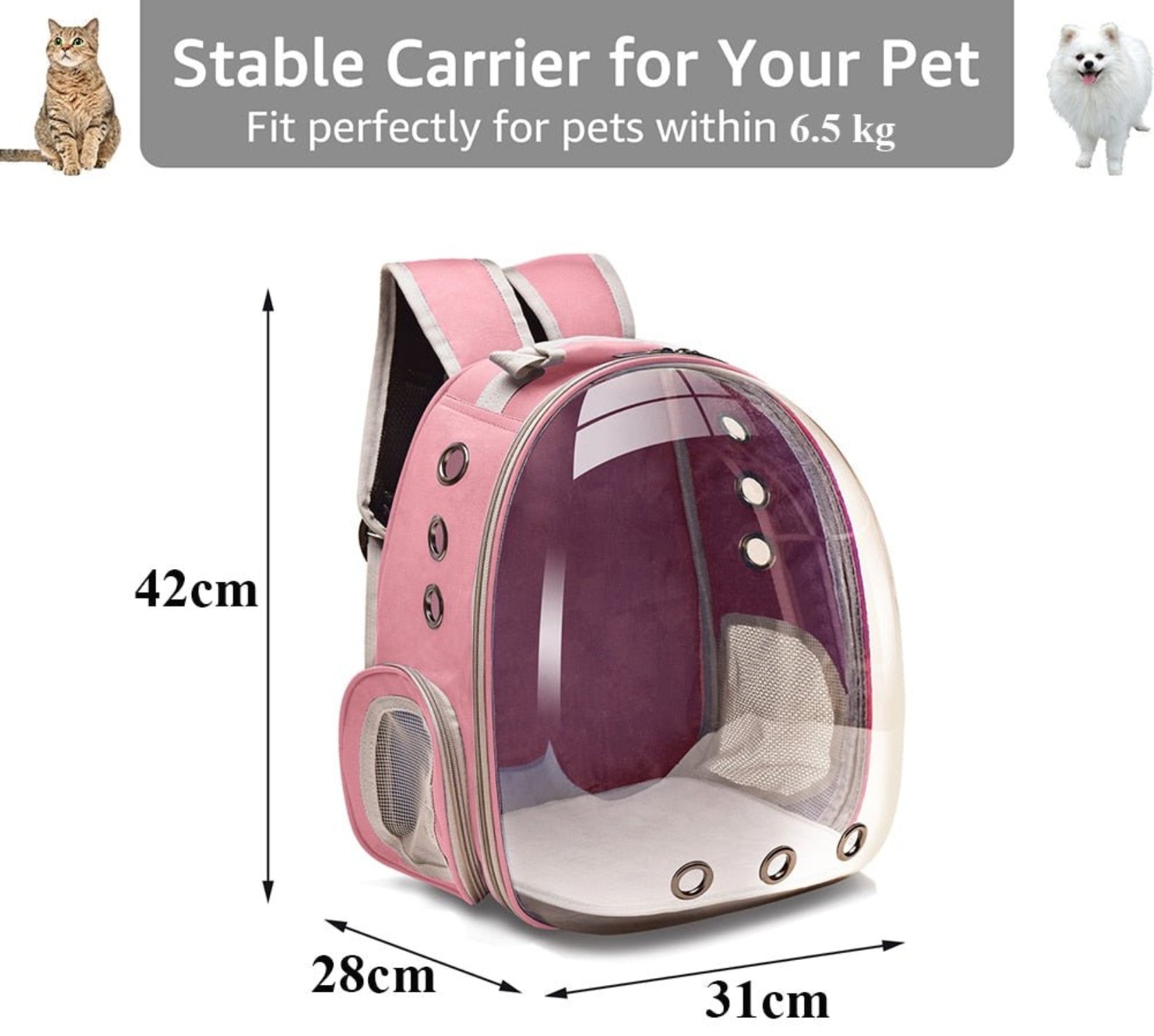 Cat Backpack Breathable Transport Travel dog carrier - Best Buddy Store