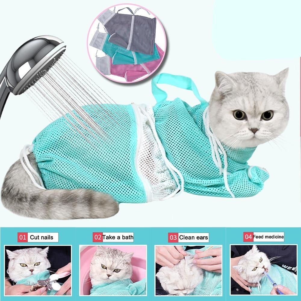 Cat Bath Wash Bag Carrier Adjustable - Best Buddy Store