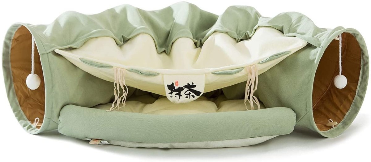 Cat Bed tunnel Collapsible 2 - Hole Tube - Best Buddy Store