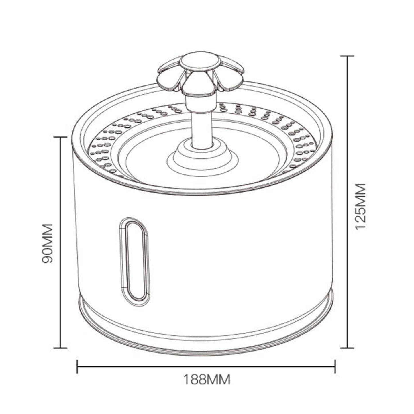 Cat Dog Water Fountain Automatic Drinking Bowl - Best Buddy Store