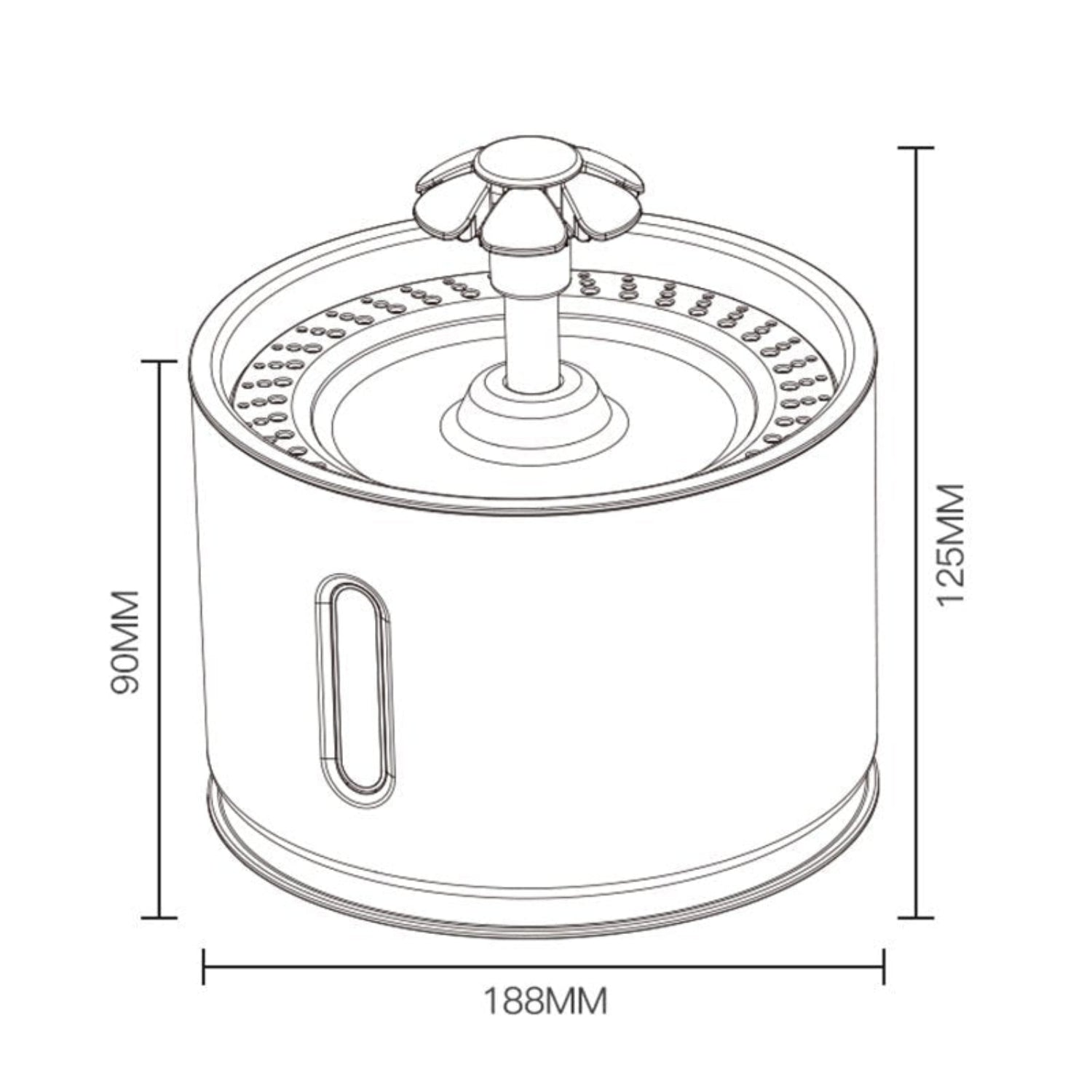 Cat Dog Water Fountain Automatic Drinking Bowl - Best Buddy Store