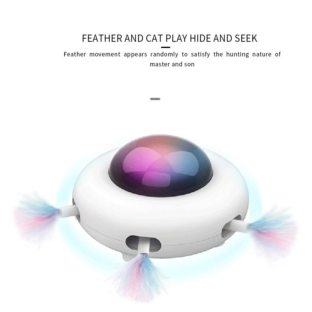 Cat UFO Interactive Teaser Toy - Best Buddy Store