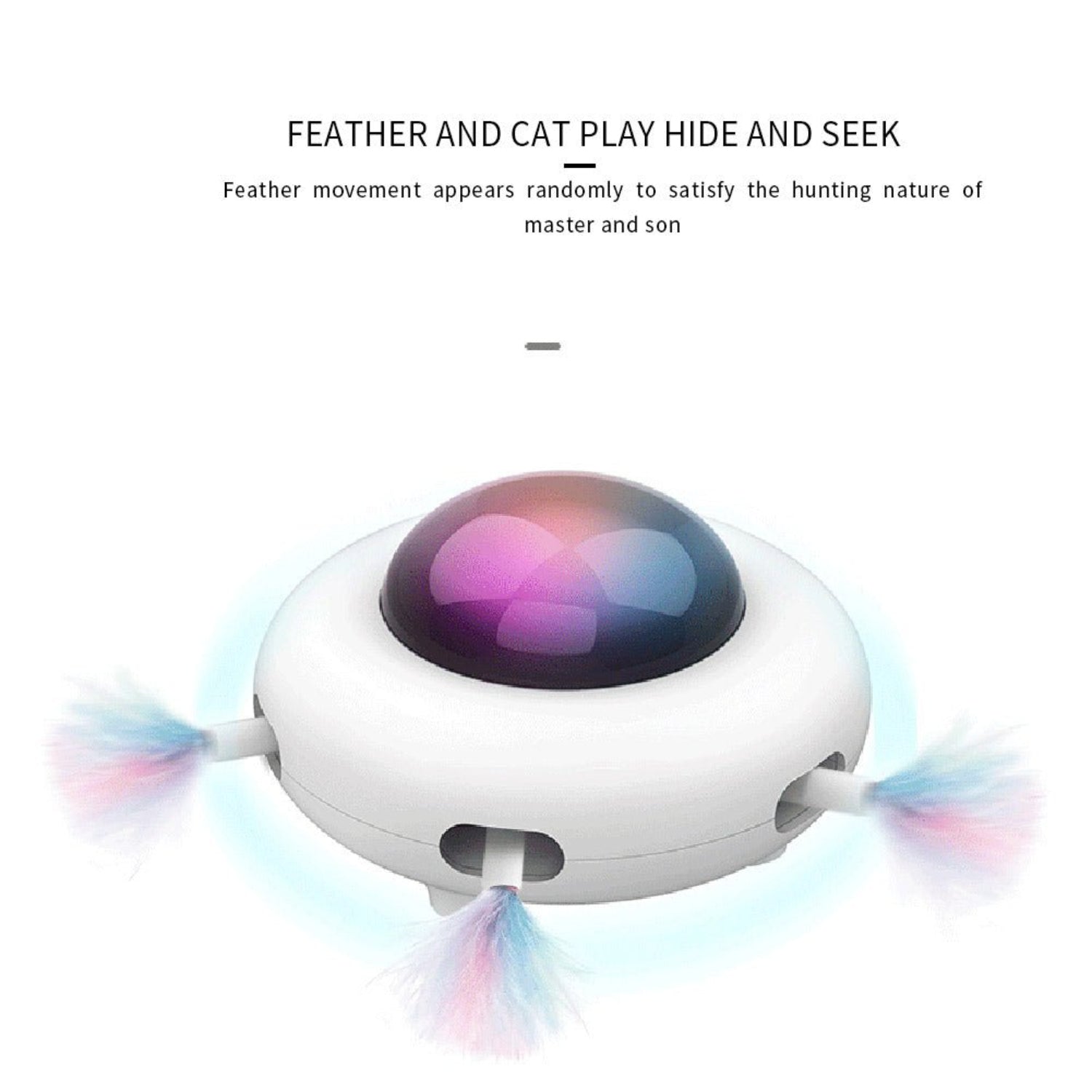 Cat UFO Interactive Teaser Toy - Best Buddy Store
