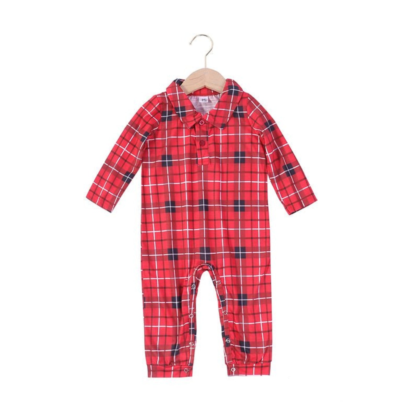 Christmas Matching Pajamas Plaid Cotton Family - Best Buddy Store