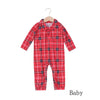Christmas Matching Pajamas Plaid Cotton Family - Best Buddy Store