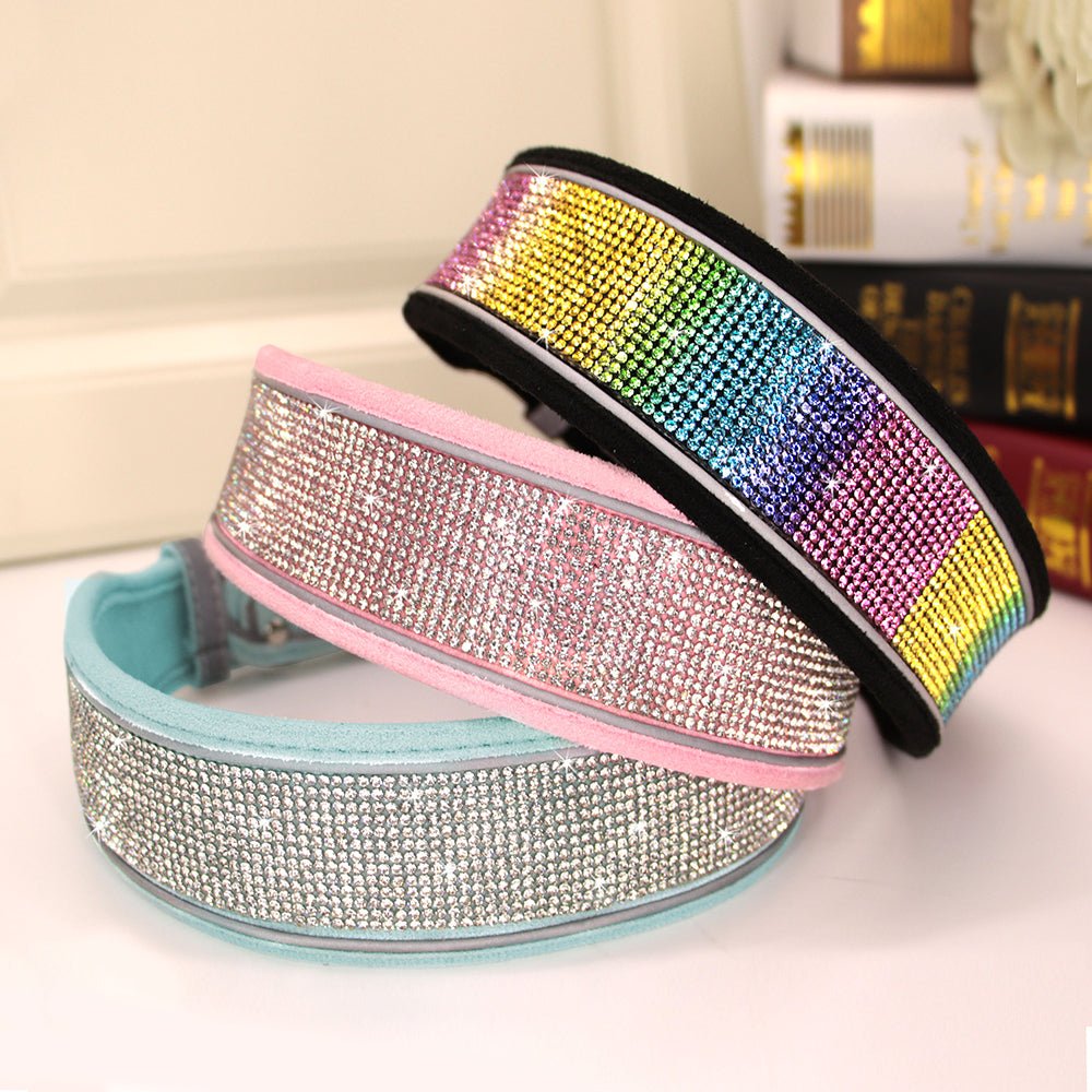 Crystal Reflective Rhinestone Bling Dog Collar - Best Buddy Store