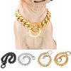 Cuban Link Dog Gold Adjustable Chain Collar Thick 15mm - Best Buddy Store