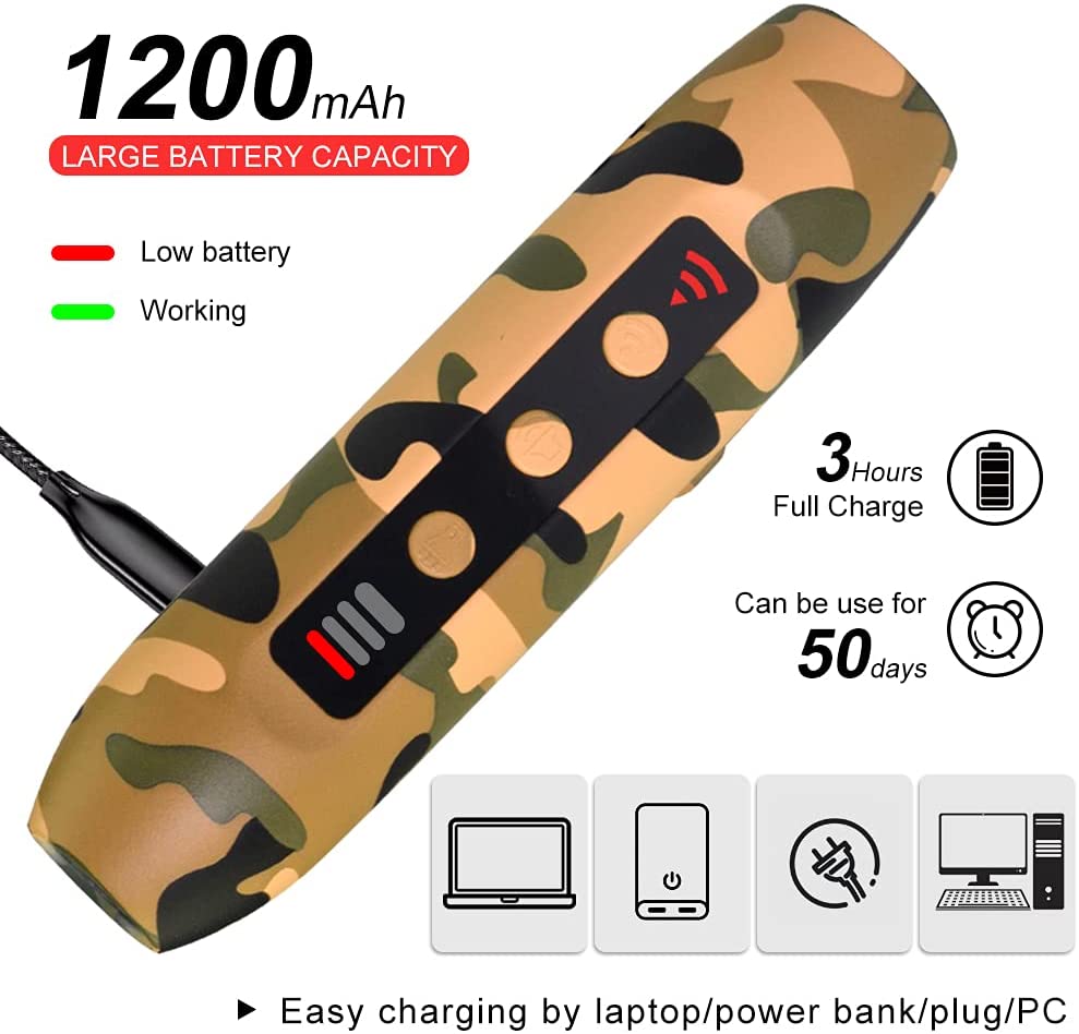 Dog Anti Barking Training Rechargeable Device 3 modes - Best Buddy Store