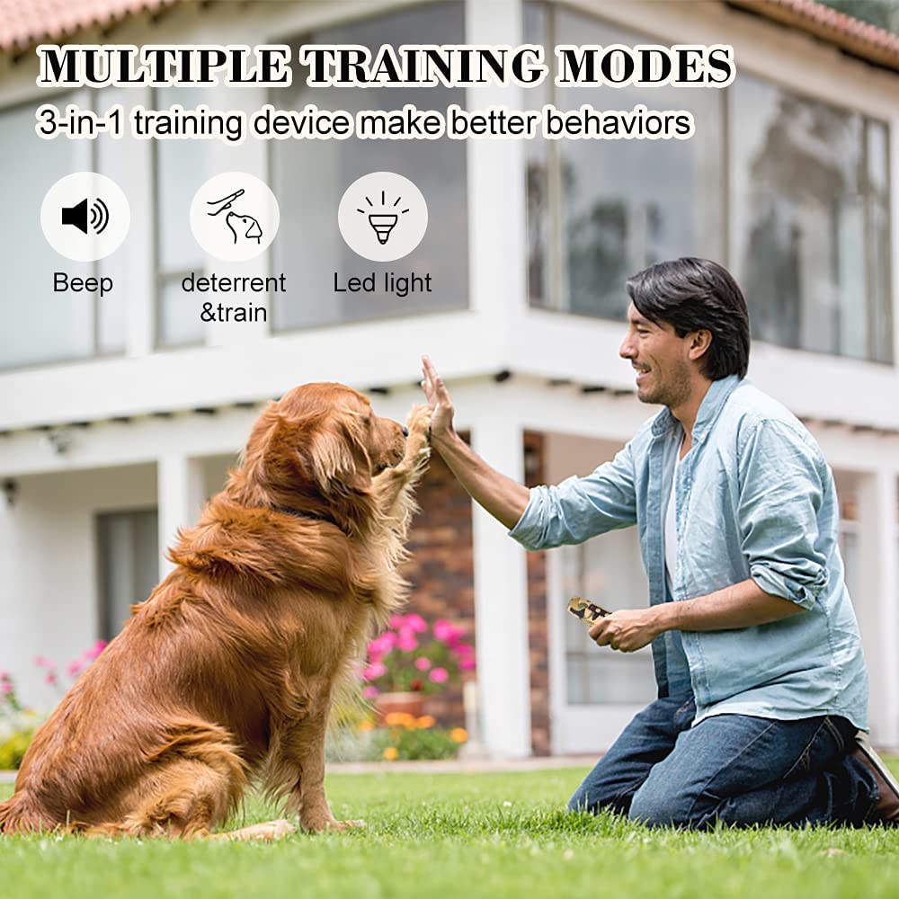 Dog Anti Barking Training Rechargeable Device 3 modes - Best Buddy Store