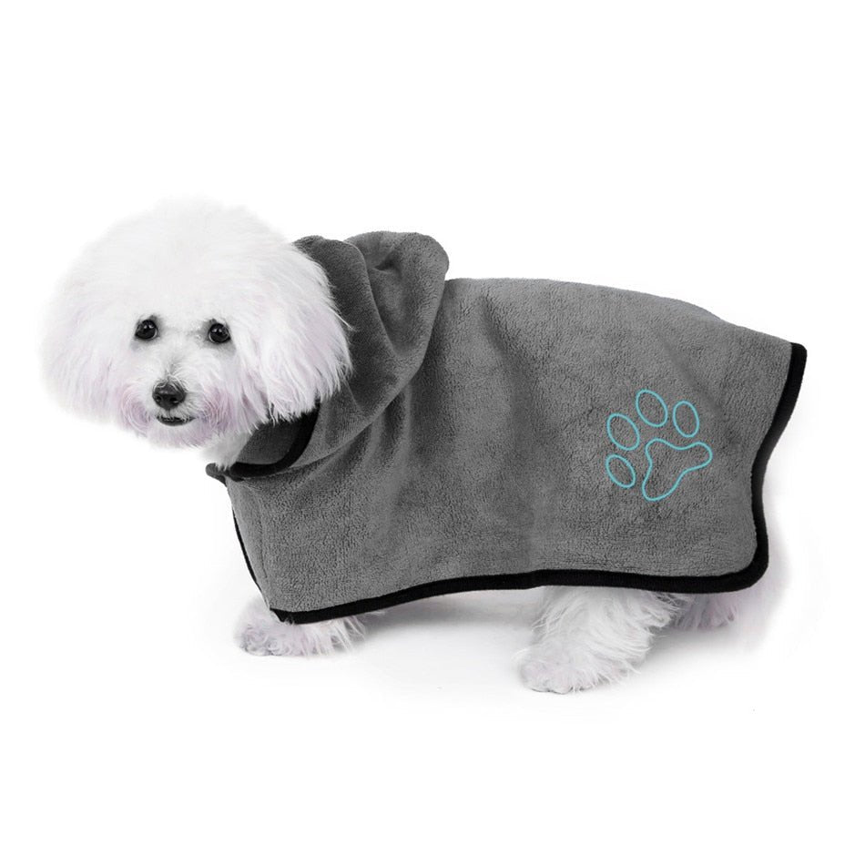 Dog Bathrobe Super Absorbent Bath Drying Towel - Best Buddy Store
