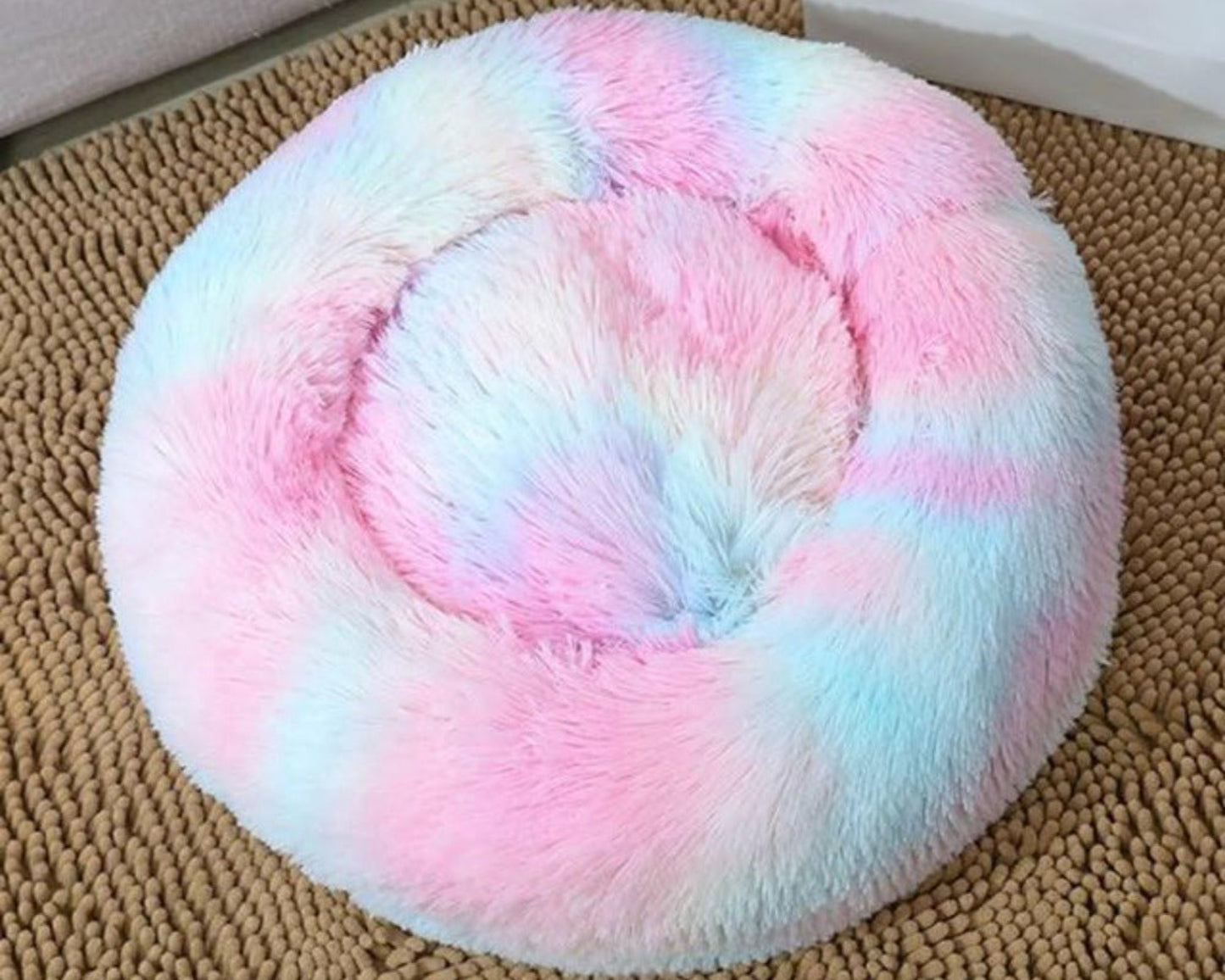 Dog Cat Soft Fluffy Calming Cushion Bed - Best Buddy Store