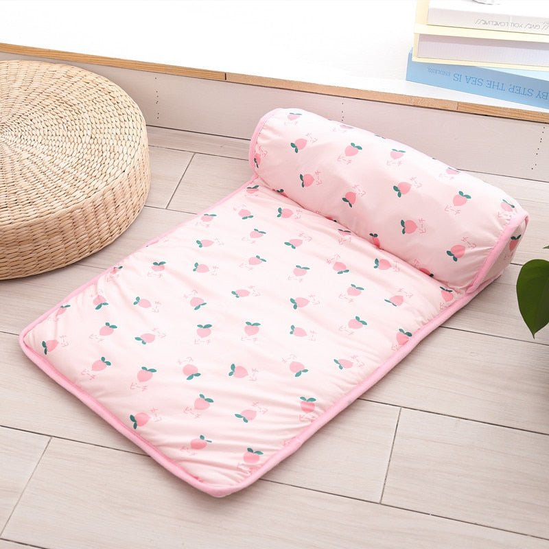 Dog Cooling Mat Breathable Bed With Pillow - Best Buddy Store
