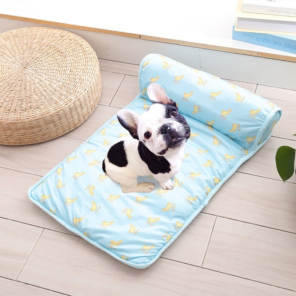 Dog Cooling Mat Breathable Bed With Pillow - Best Buddy Store