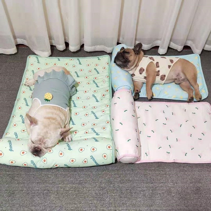 Dog Cooling Mat Breathable Bed With Pillow - Best Buddy Store