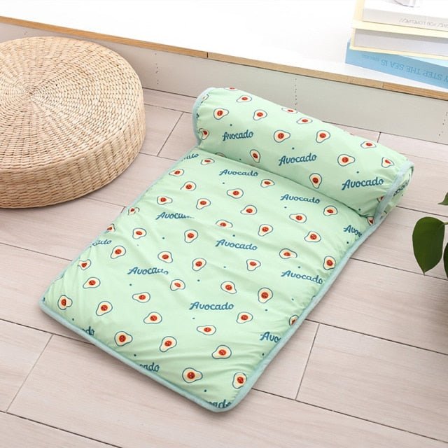 Dog Cooling Mat Breathable Bed With Pillow - Best Buddy Store