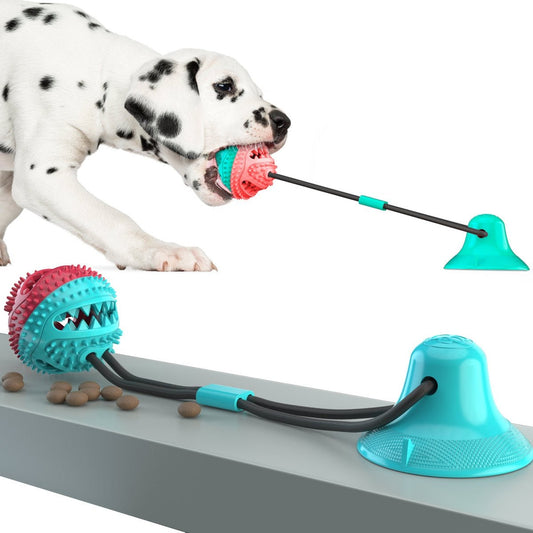 Dog Toy Push Ball Toy Leakage Food Toy Tooth Cleaning Toothbrush Toy - Best Buddy Store