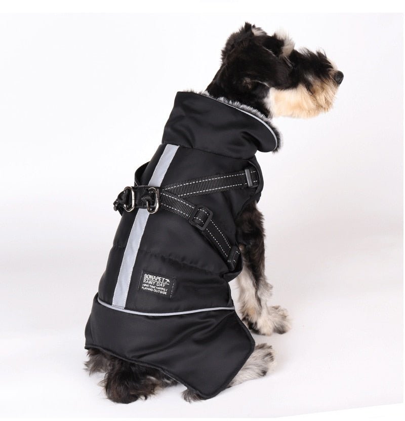 Dog Waterproof Coat Winter Jacket With Harness - Best Buddy Store