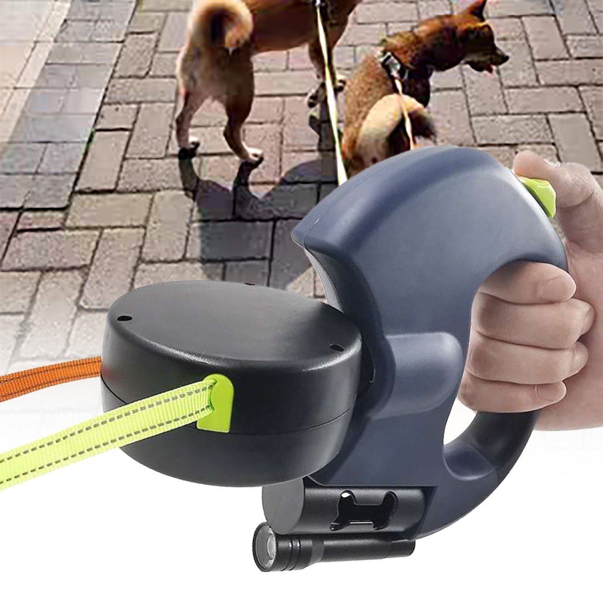 Dual Retractable Double Head Dog Leash No Tangle - Best Buddy Store