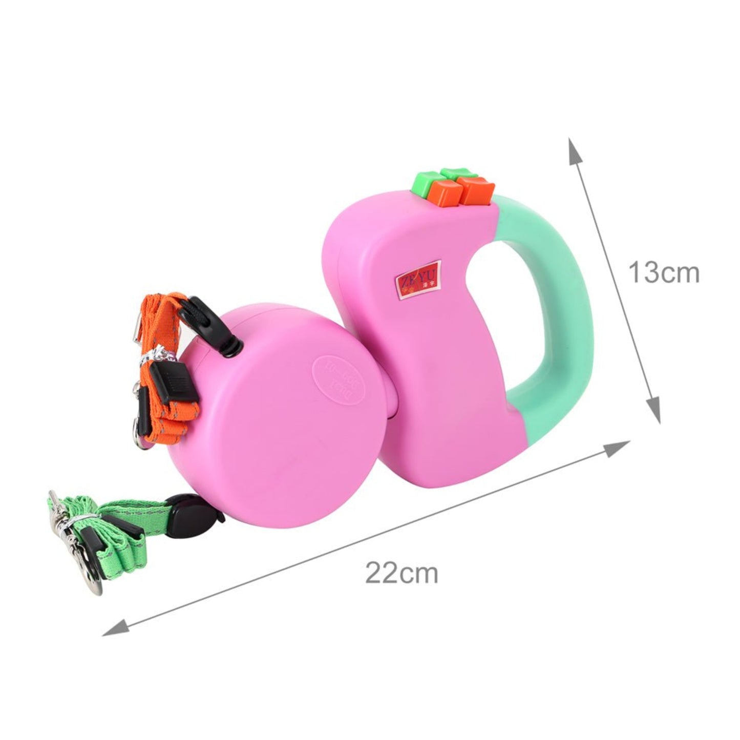 Dual Retractable Double Head Dog Leash No Tangle - Best Buddy Store