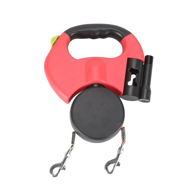 Dual Retractable Double Head Dog Leash No Tangle - Best Buddy Store