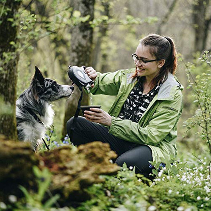 Durable Dog Leash Automatic Retractable With Water Bottle Bowl - Best Buddy Store