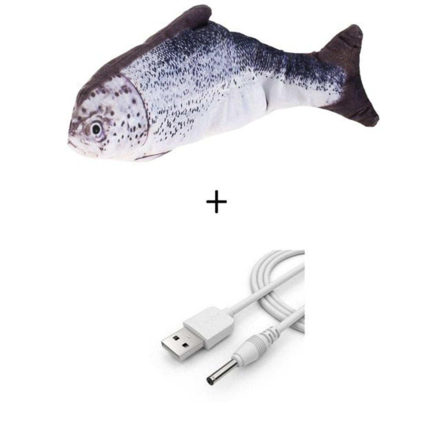 Electric Cat Toy 3D Fish USB Charging Simulation Fish Interactive Cat Toys - Best Buddy Store