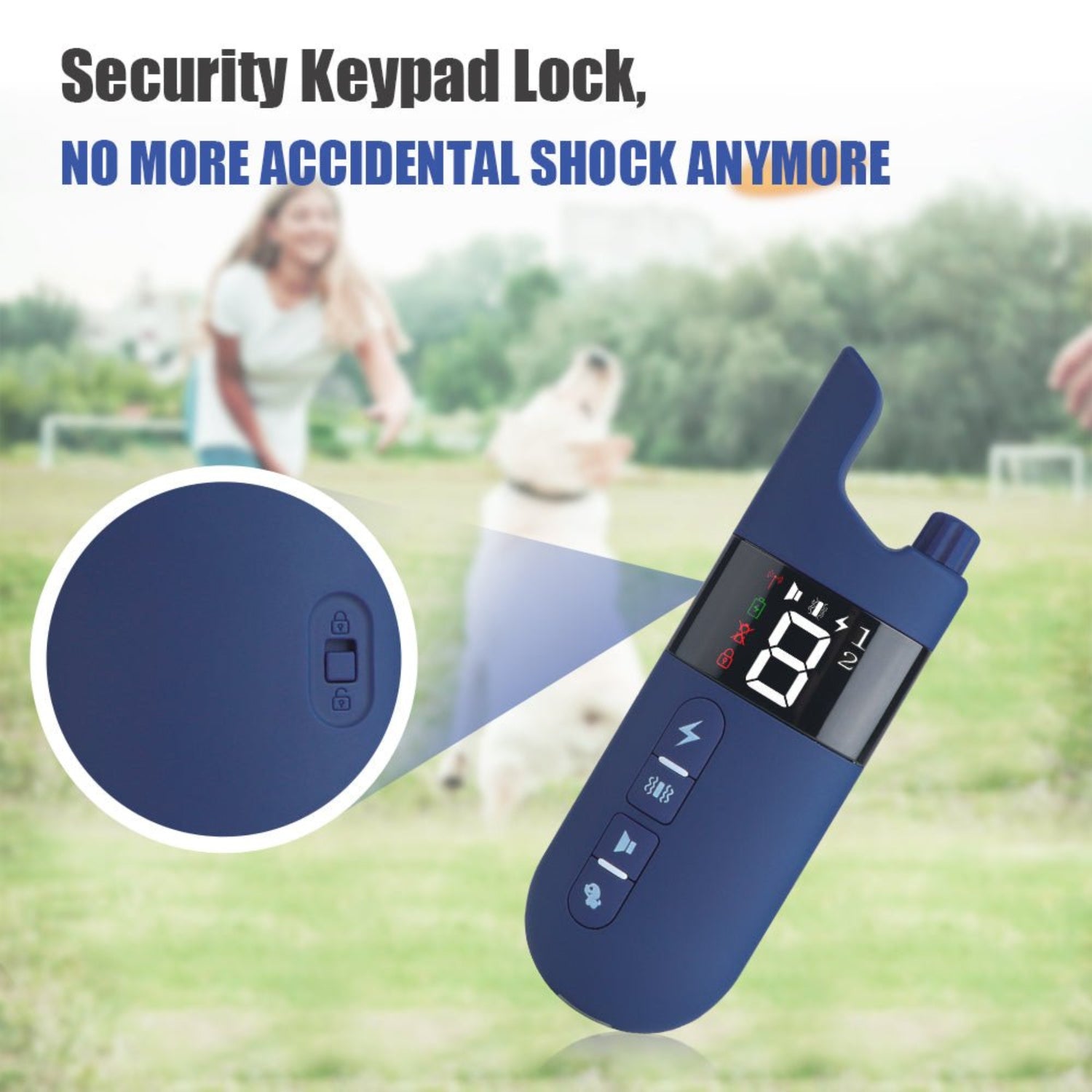 Electric Waterproof Dog Training Collar With Shock Function 800m - Best Buddy Store