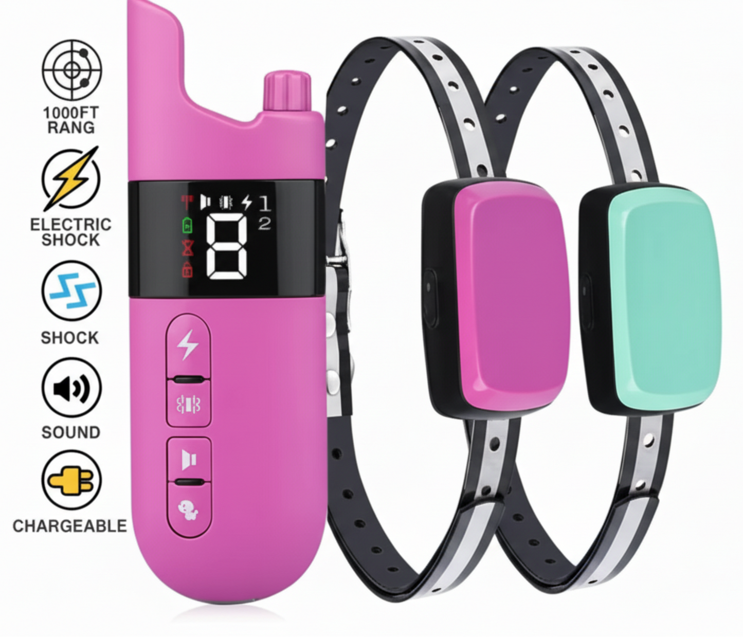 Electric Waterproof Dog Training Collar With Shock Function 800m - Best Buddy Store